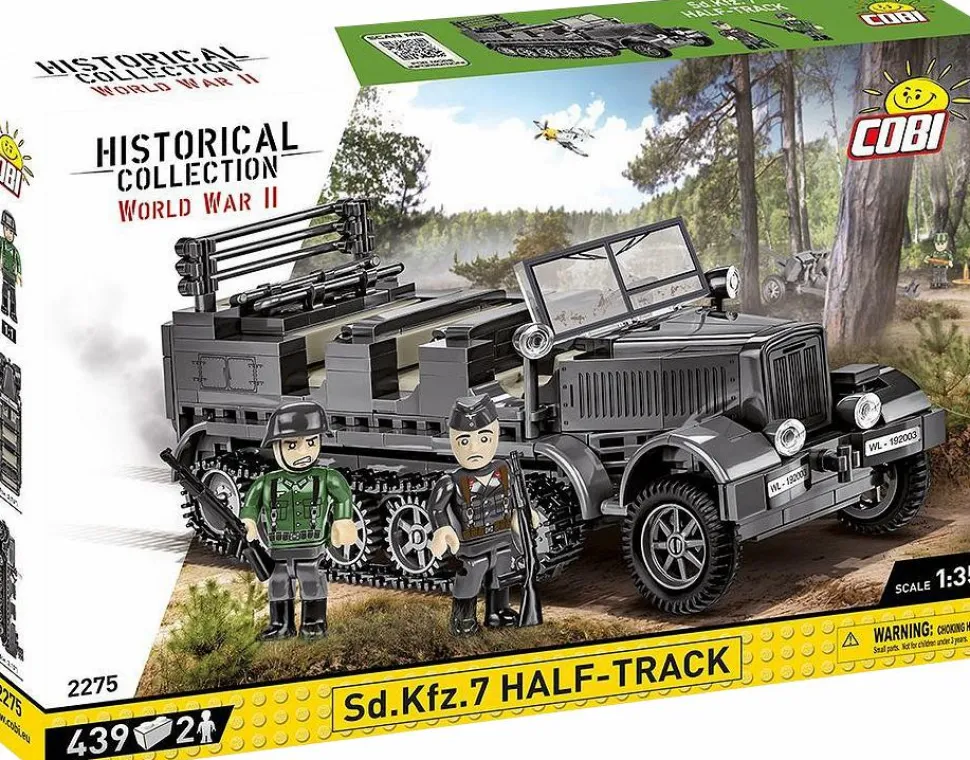Cobi: World War II - Sd.Kfz.7 Half-Track Historical Collection 1/35th Scale Building Block Construction Set (439 Pieces)