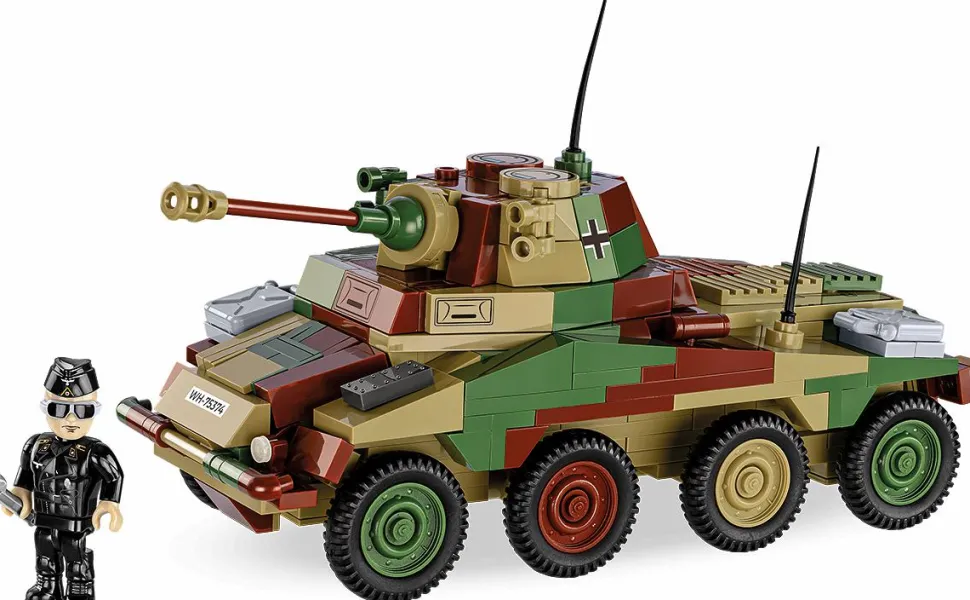 Cobi: World War II - Sd.Kfz. 234/2 Puma Tank Historical Collection 1/35th Scale Building Block Construction Set (470 Pieces)