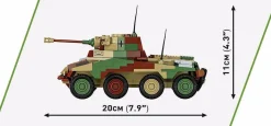 Cobi: World War II - Sd.Kfz. 234/2 Puma Tank Historical Collection 1/35th Scale Building Block Construction Set (470 Pieces)