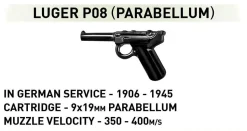 Cobi: World War II - Sd.Kfz. 173 Jagdpanther Tank Historical Collection 1/28th Scale Building Block Construction Set (950 Pieces)