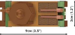 Cobi: World War II - Somua S-35 Tank Historical Collection 1/72 Scale Building Block Construction Set (99 Pieces)