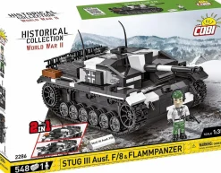 Cobi: World War II - Stug III Ausf. F/8 & Flammpanzer Tank 2-in-1 Historical Collection 1/35th Scale Building Block Construction Set (548 Pieces)