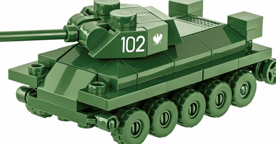 Cobi: World War II - T-34/76 Tank Historical Collection 1/72 Scale Building Block Construction Set (101 Pieces)