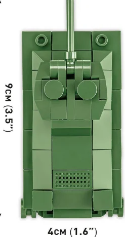 Cobi: World War II - T-34/76 Tank Historical Collection 1/72 Scale Building Block Construction Set (101 Pieces)