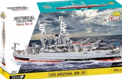 Cobi: World War II - USS Arizona (BB-39) Battleship Historical Collection 1/300th Scale Building Block Construction Set (2046 Pieces)