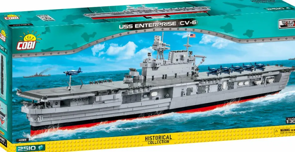 Cobi: World War II - USS Enterprise (CV-6) Warship 1/300th Scale Construction Set (2510 Pieces)