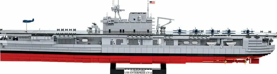 Cobi: World War II - USS Enterprise (CV-6) Warship 1/300th Scale Construction Set (2510 Pieces)