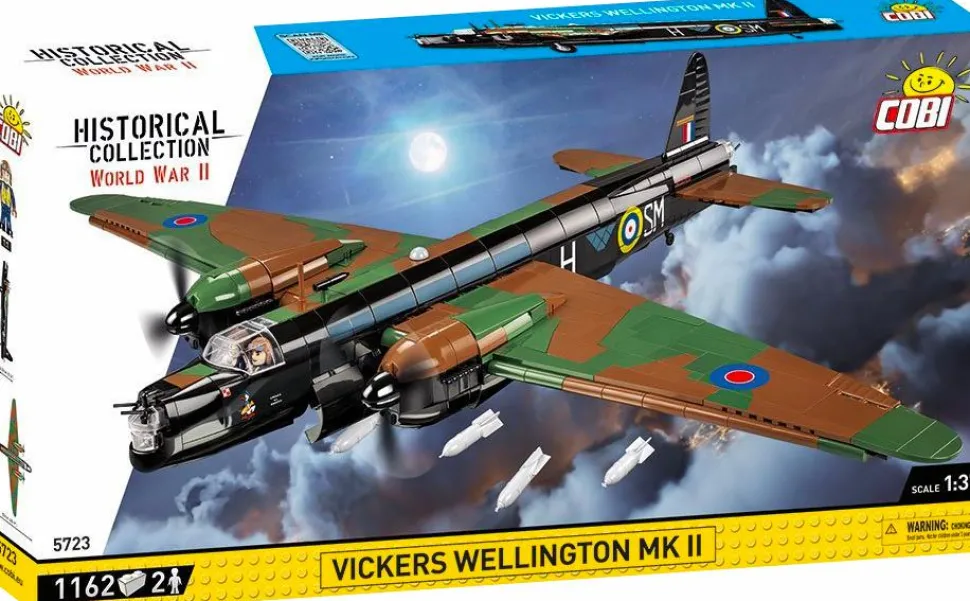 Cobi: World War II - Vickers Wellington Mk2 Construction Set (1162 pieces)