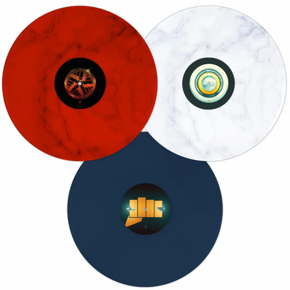Cobra Kai (2018) - Original Soundtrack By Leo Birenberg & Zach Robinson 3xLP Vinyl Record Box Set (Red, White & Blue Marbled Vinyl)