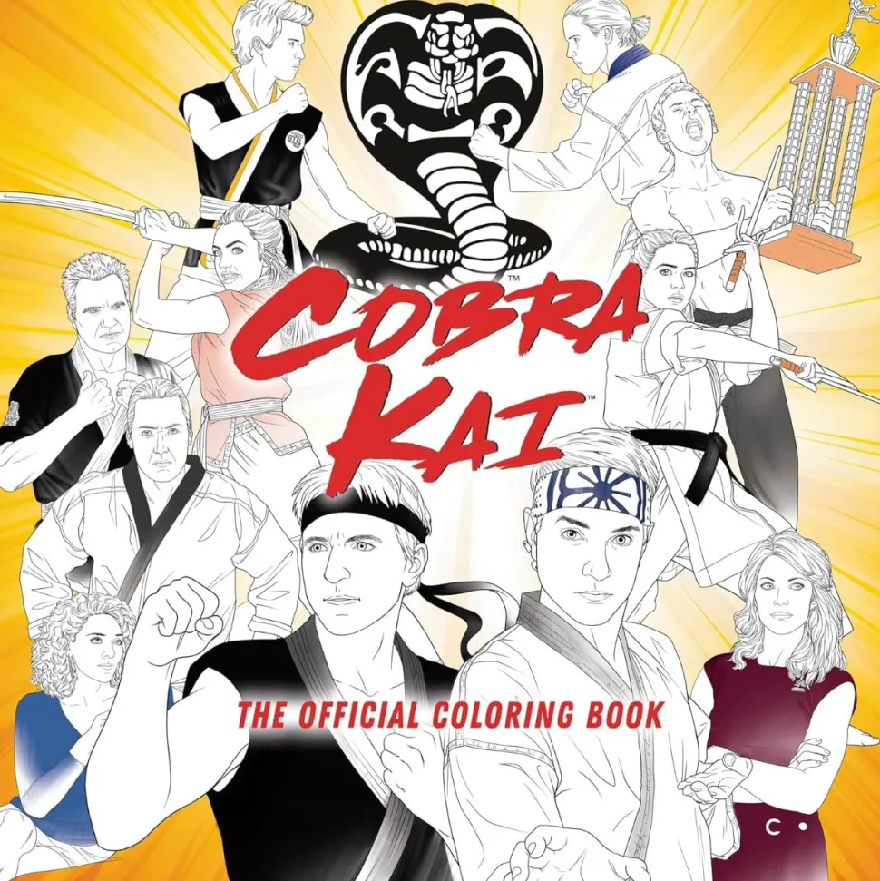 Cobra Kai - The Official Colouring Book Paperback Book