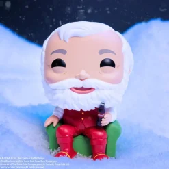 Coca-Cola - Coca-Cola Santa in Chair Pop! Vinyl Figure in Acrylic Pop! Protector (Funko / Popcultcha Exclusive)