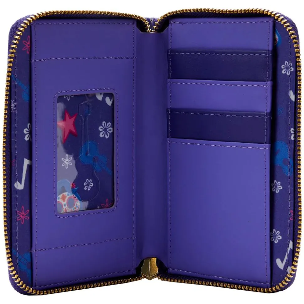 Coco - Miguel & Hector Performance Scene Glow in the Dark 4” Faux Leather Zip-Around Wallet