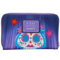 Coco - Miguel & Hector Performance Scene Glow in the Dark 4” Faux Leather Zip-Around Wallet