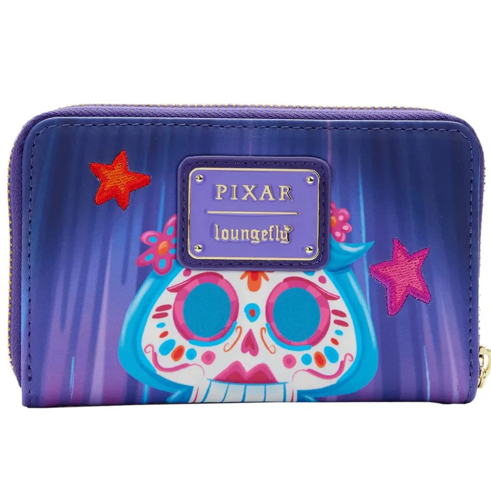 Coco - Miguel & Hector Performance Scene Glow in the Dark 4” Faux Leather Zip-Around Wallet