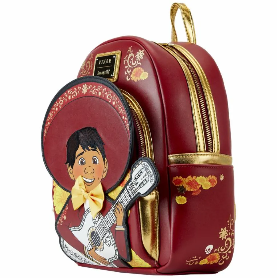 Coco - Miguel Mariachi Cosplay 10" Faux Leather Mini Backpack
