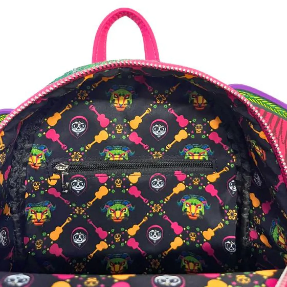 Coco - Pepita Cosplay Glow in the Dark 10" Faux Leather Mini Backpack