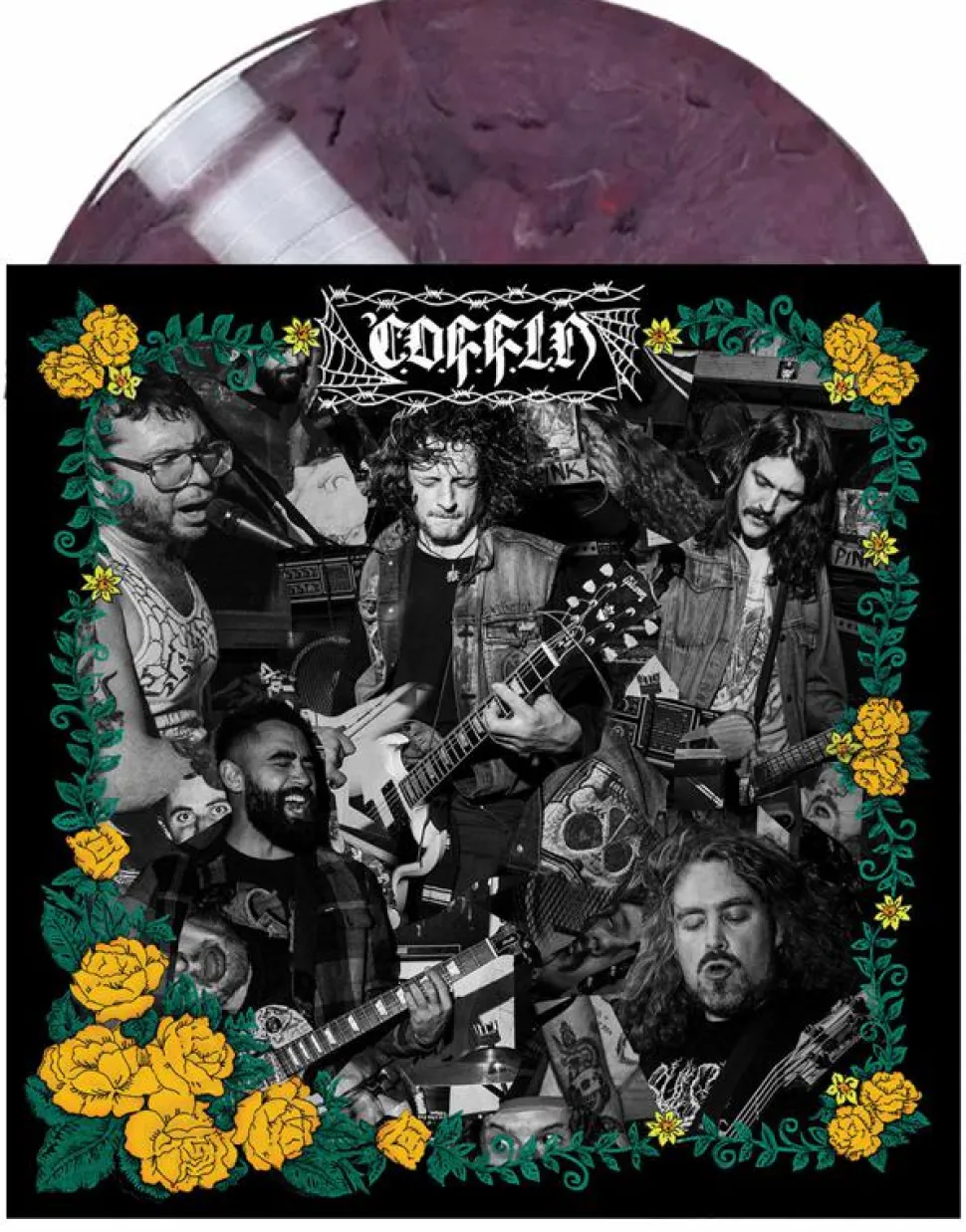 C.O.F.F.I.N - Children of Finland Fighting In Norway LP Vinyl Record (Purple Marble Coloured Vinyl)