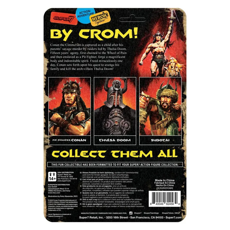 Conan the Barbarian (1982) - Thulsa Doom ReAction 3.75" Action Figure (Wave 1)