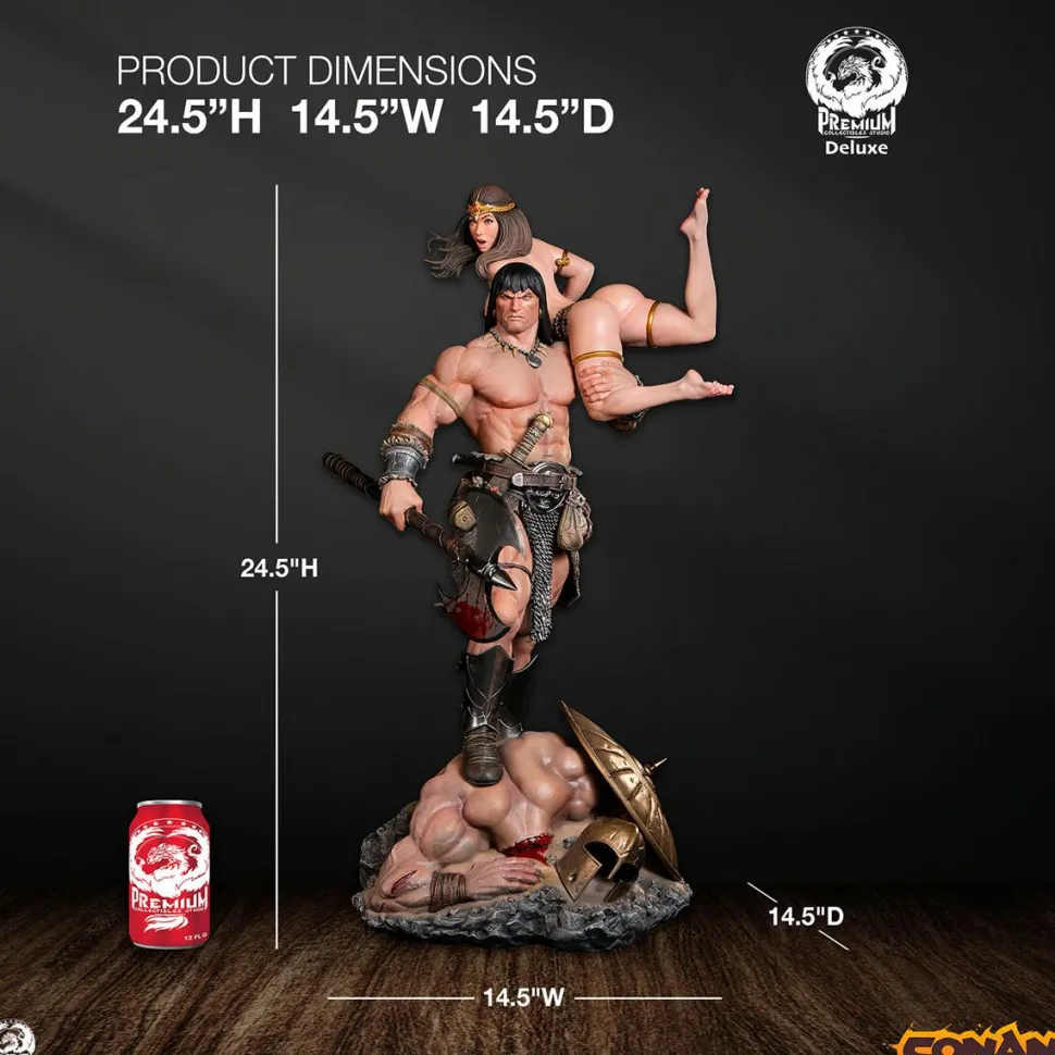 Conan the Barbarian - Conan Deluxe 1/4 Scale Statue