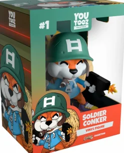 Conker's Bad Fur Day - Soldier Conker 4” Vinyl Figure