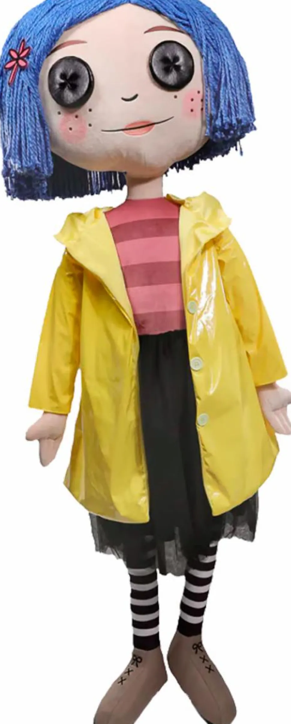 Coraline - Coraline with Button Eyes 1:1 Scale Life-Size Plush