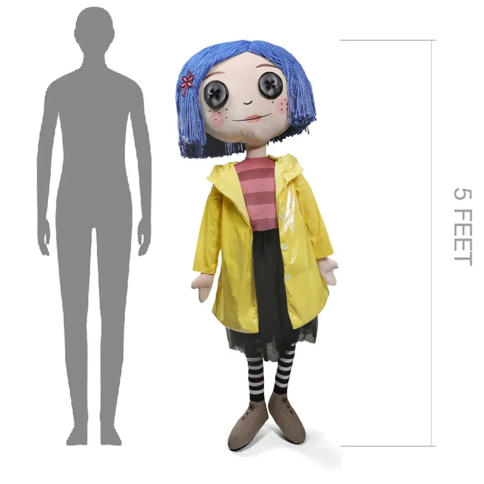 Coraline - Coraline with Button Eyes 1:1 Scale Life-Size Plush