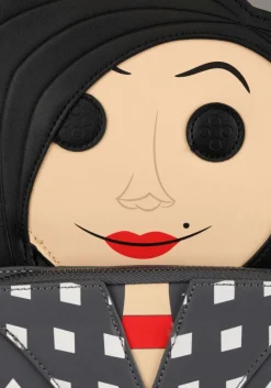 Coraline - Other Mother 10" Faux Leather Mini Backpack