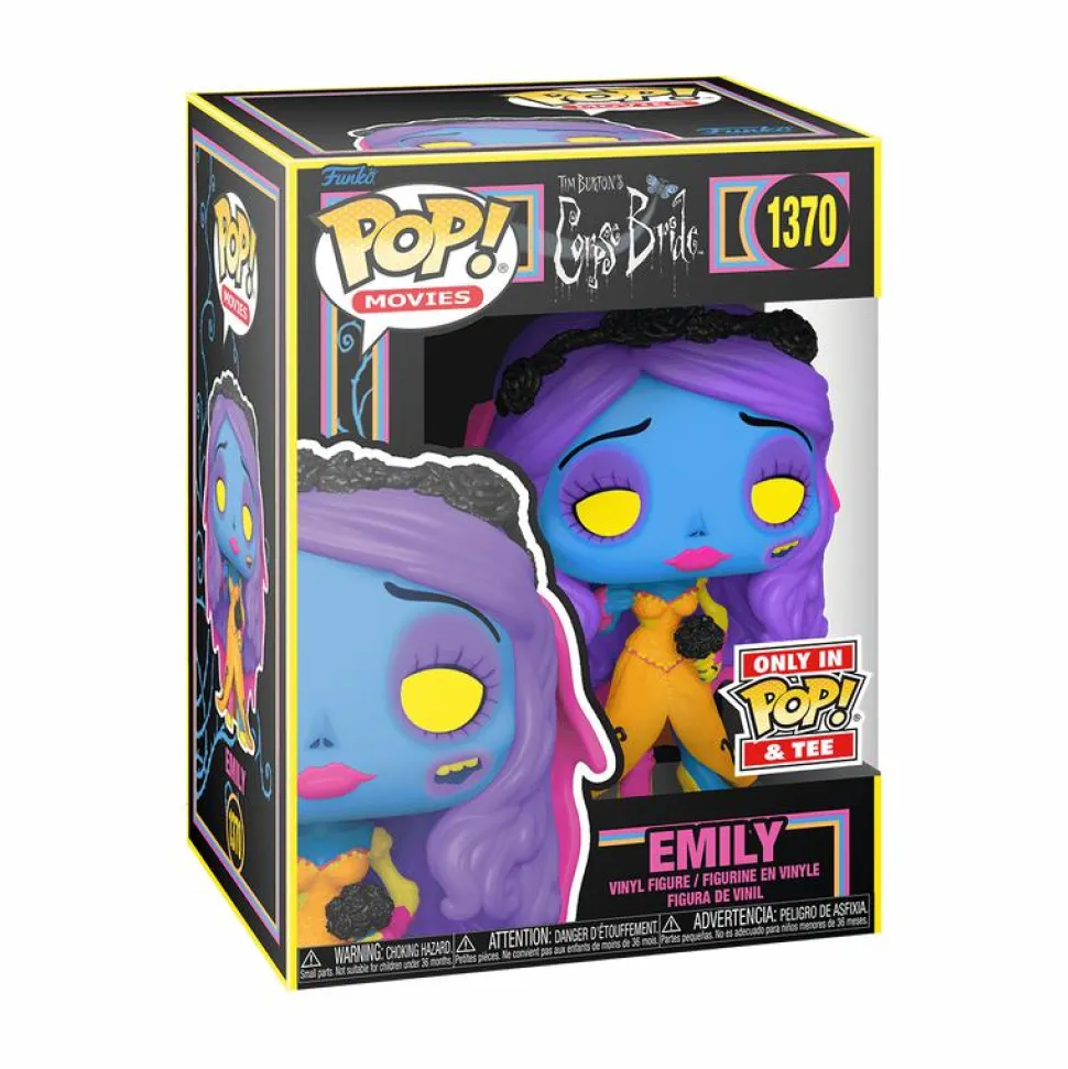 Corpse Bride - Emily Blacklight Pop! Vinyl Figure & T-Shirt Box Set