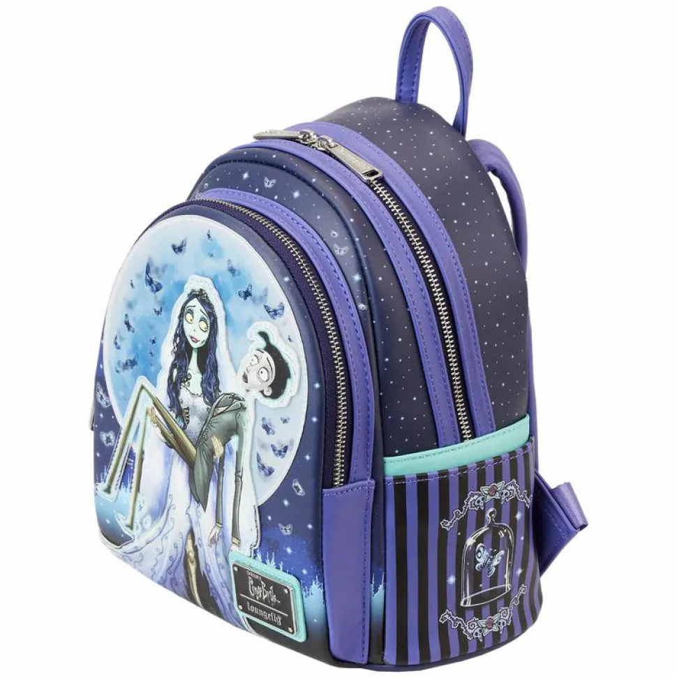 Corpse Bride - Moon Lenticular 10" Faux Leather Mini Backpack