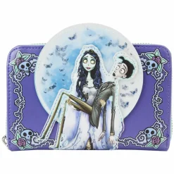 Corpse Bride - Moon Lenticular 4" Faux Leather Zip-Around Wallet