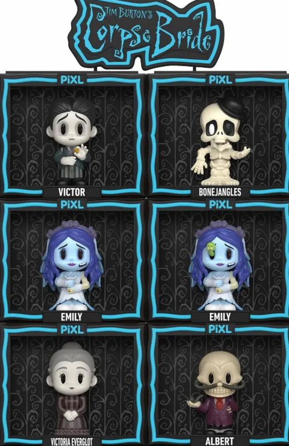 Corpse Bride - PIXL Vinyl Figure Mystery Box (Single Unit)