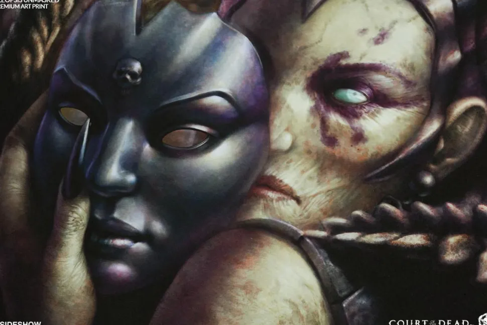 Court of the Dead - Cleopsis: Unmasked Premium Art Print by Steve Argyle