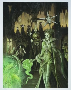 Court of the Dead - Collision of Power Premium Art Print by Sean Andrew Murray