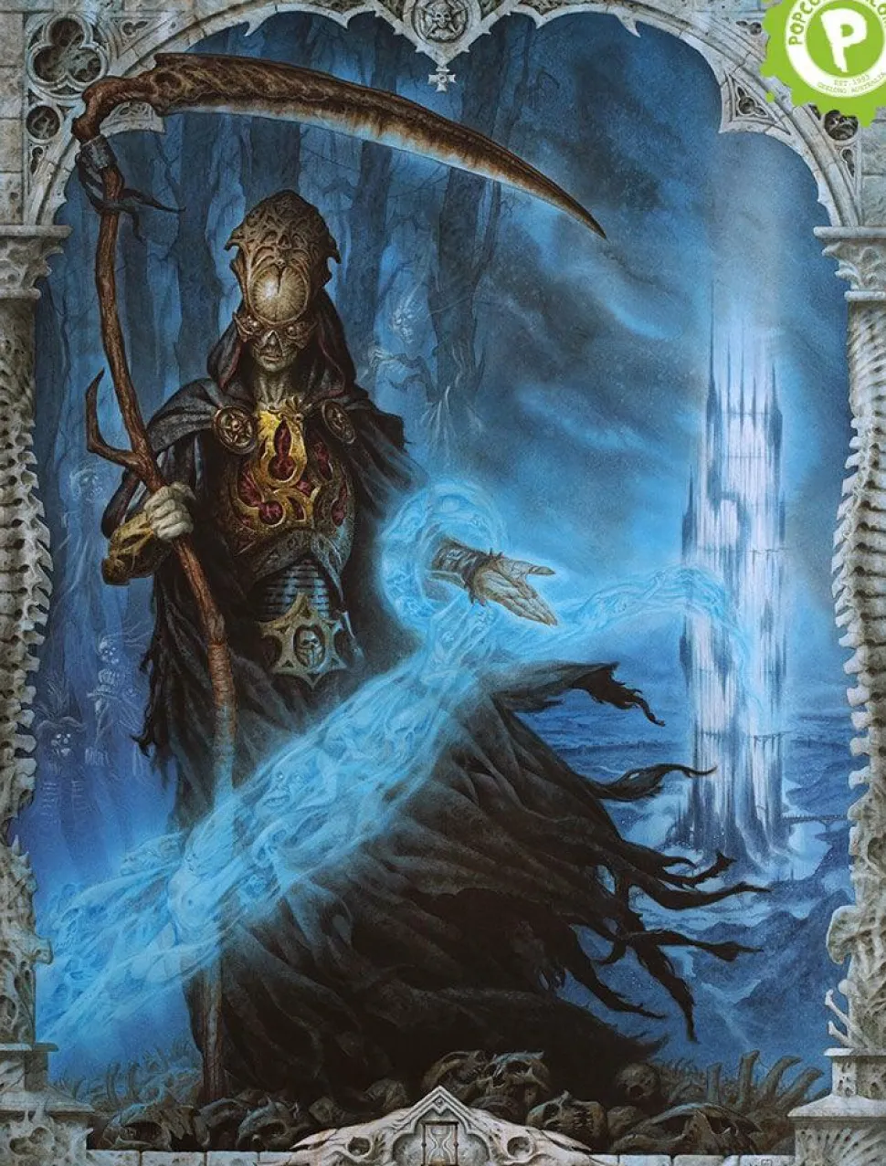 Court of the Dead - Death Welcomes You Fine Art Print by Milivoj Ceran