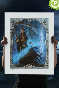 Court of the Dead - Death Welcomes You Fine Art Print by Milivoj Ceran