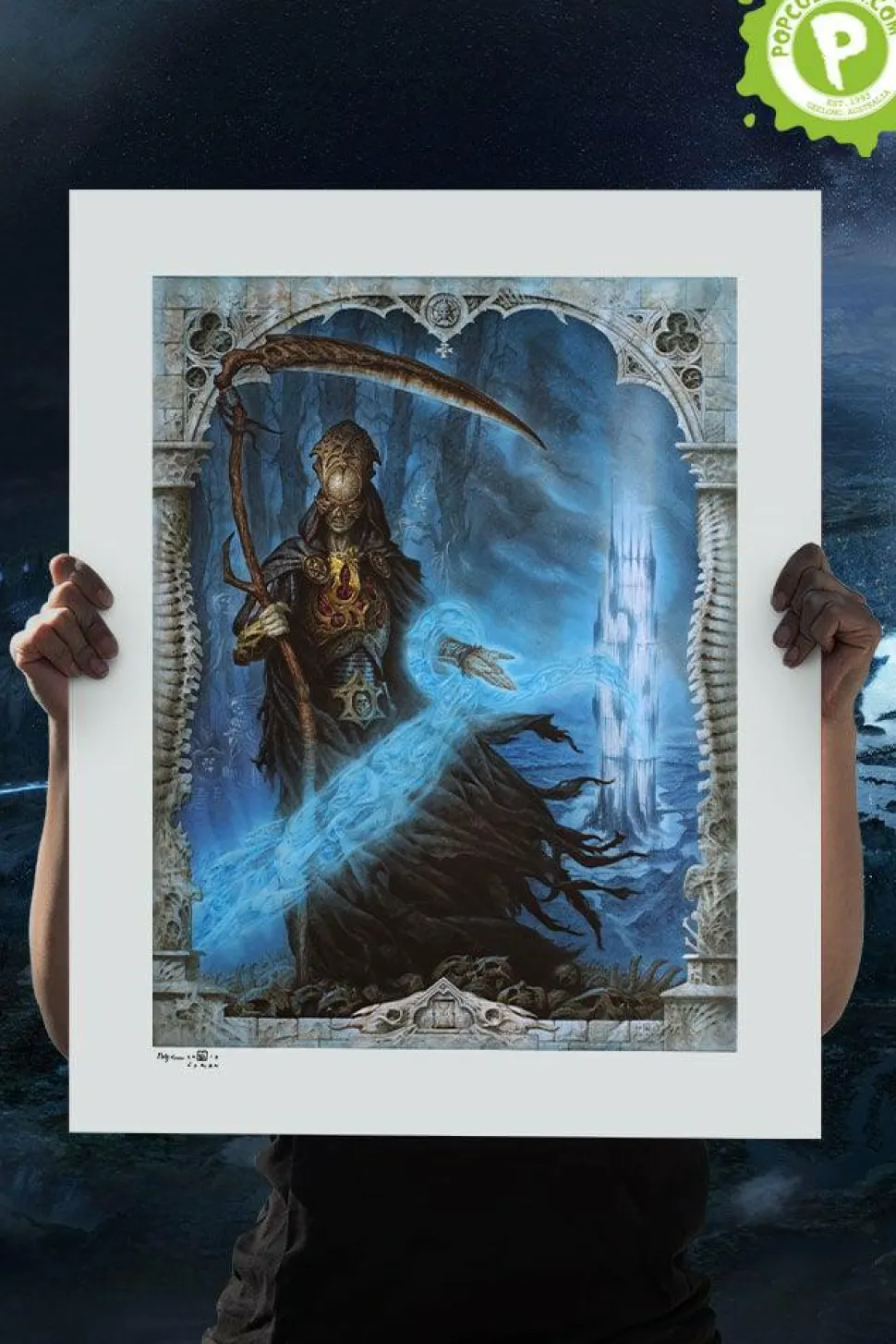 Court of the Dead - Death Welcomes You Fine Art Print by Milivoj Ceran
