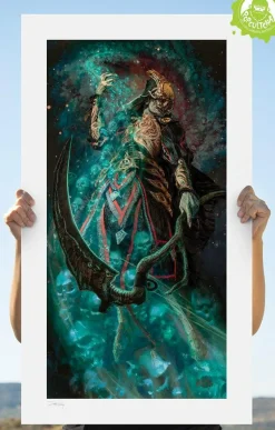 Court of the Dead - Death Ascending Fine Art Print by Dave Seeley