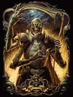Court of the Dead - Demithyle: Reaper General Fine Art Print by N.C. Winters