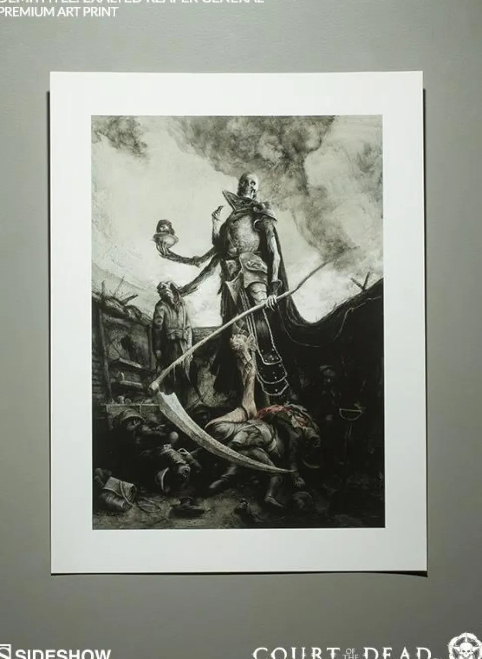 Court of the Dead - Demithyle: Exalted Reaper General Premium Art Print by Santiago Caruso