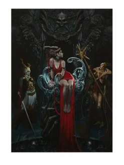 Court of the Dead - Divided We Stand Premium Art Print by Allen Williams