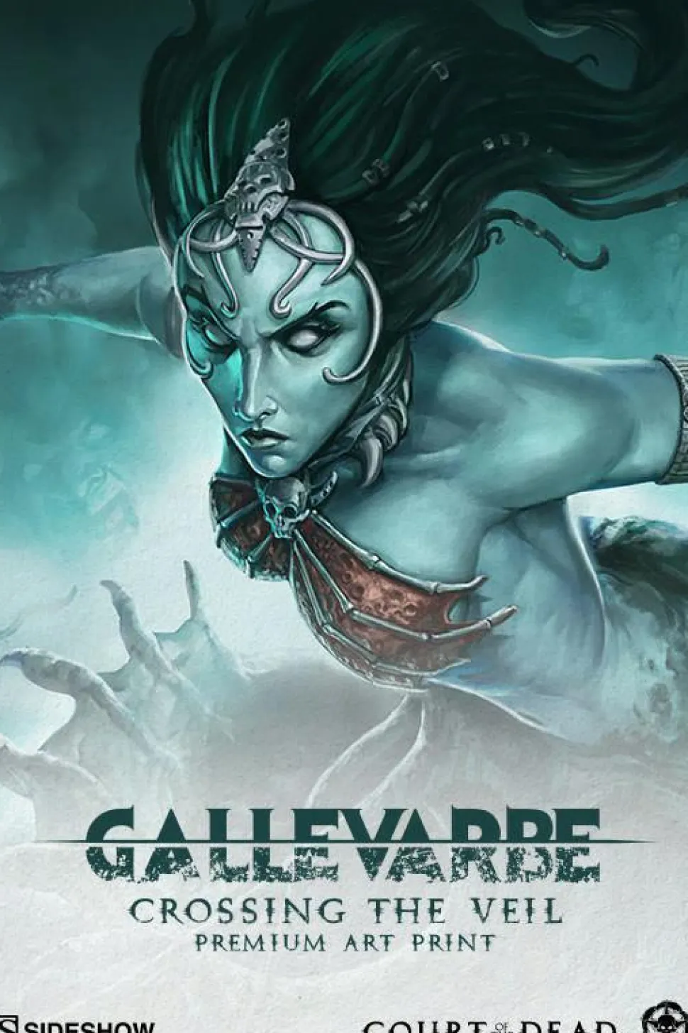 Court of the Dead - Gallevarbe: Crossing the Veil Premium Art Print by Greg Titus and Tony Feliciano