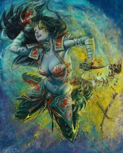 Court of the Dead - Gallevarbe: Eviscerator Art Print by Olivia De Berardinis