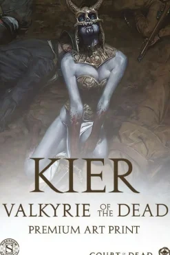 Court of the Dead - Kier: Call of the Forsaken Valkyrie Premium Art Print by David Palumbo