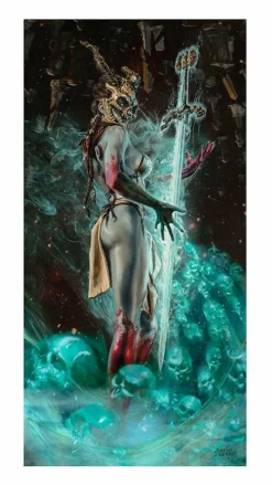Court of the Dead - Kier: Vision of Vengeance Fine Art Print by Dave Seeley