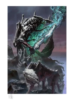 Court of the Dead - Oglavaeil: The Executioner Premium Art Print by Fabian Monk Schlaga