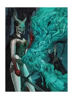 Court of the Dead - Outcast Daughter Premium Art Print by Sean Andrew Murray