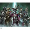 Court of the Dead - Pillars of Rebellion Fine Art Print by Ian Macdonald