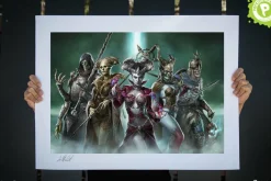 Court of the Dead - Pillars of Rebellion Fine Art Print by Ian Macdonald