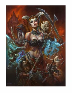 Court of the Dead - The Impermanence of Flesh Premium Art Print by Alex Horley