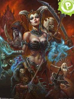 Court of the Dead - The Impermanence of Flesh Premium Art Print by Alex Horley